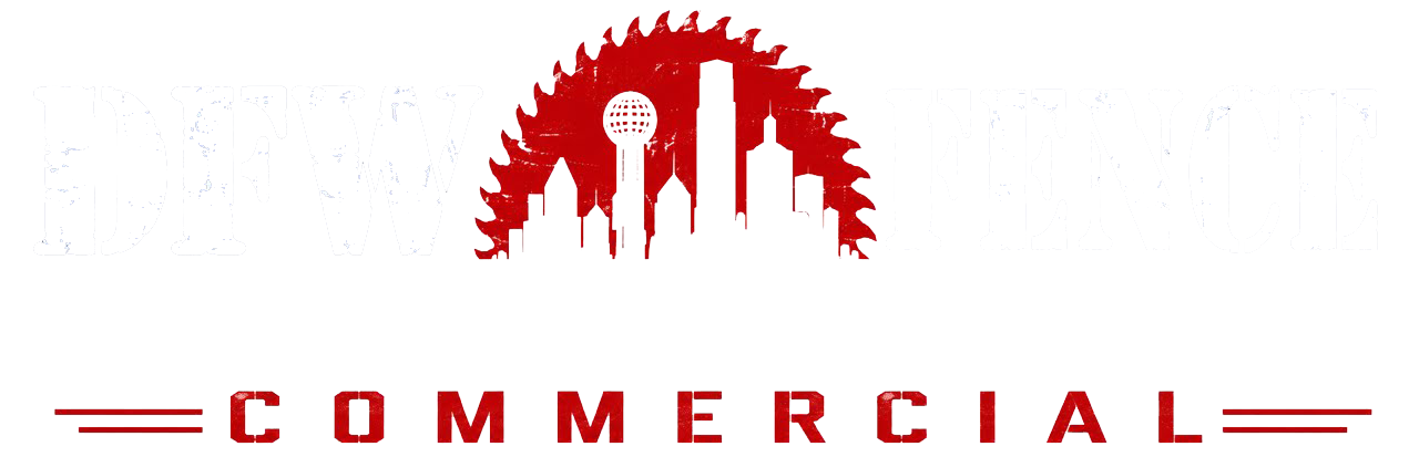 DFW Fence Pro -Commercial White Logo